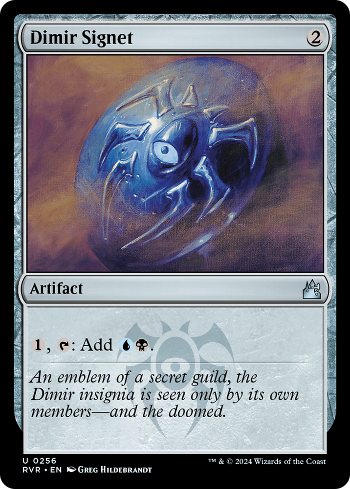 Dimir Signet [Ravnica Remastered] Magic: The Gathering