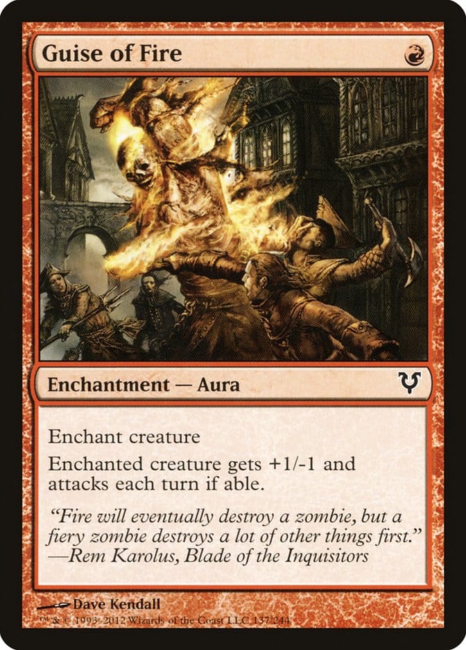 Guise of Fire [Avacyn Restored] Magic: The Gathering