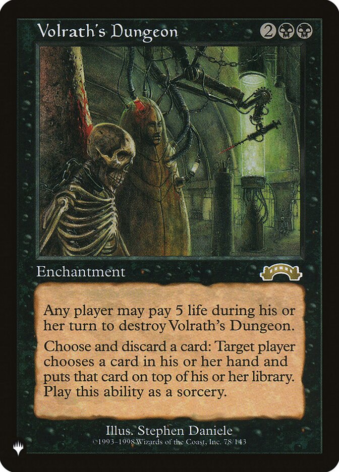 Volrath's Dungeon [The List] Magic: The Gathering