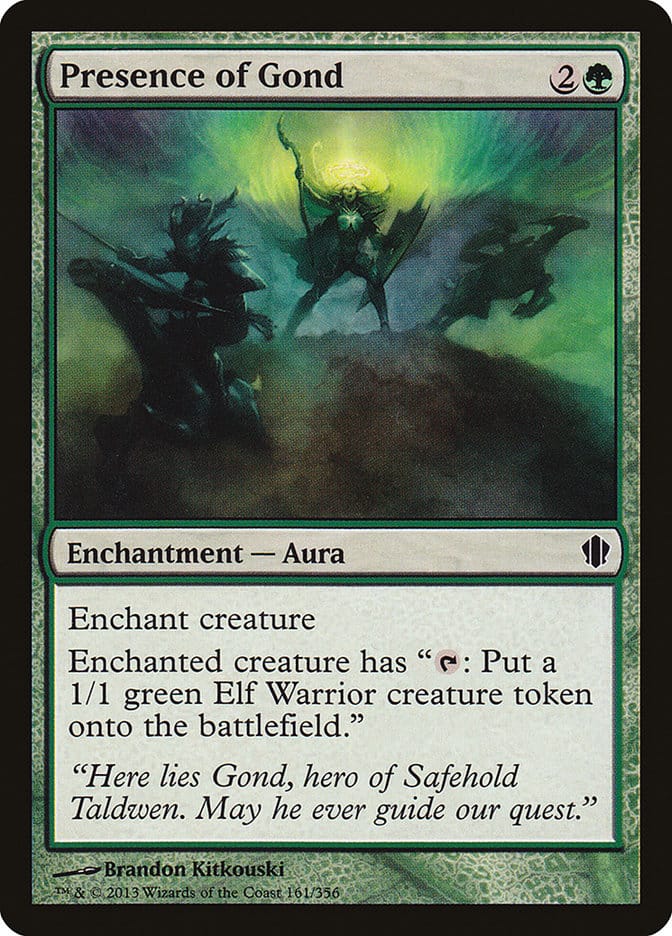 Presence of Gond [Commander 2013] Magic: The Gathering