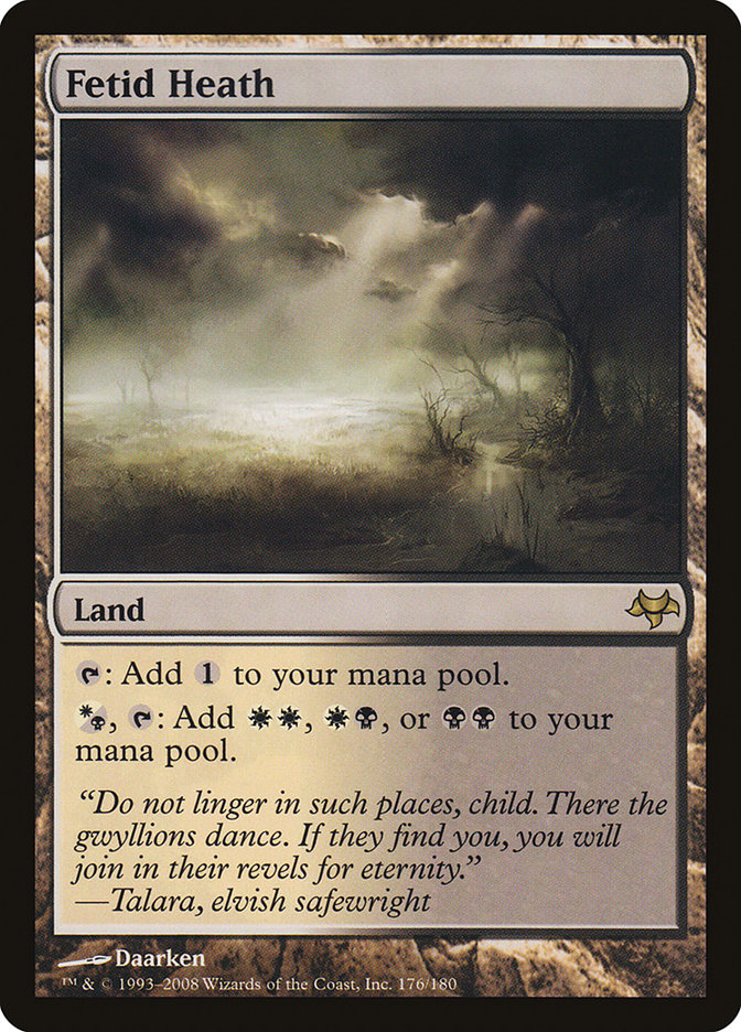 Fetid Heath [Eventide] Magic: The Gathering