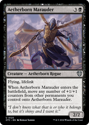 Aetherborn Marauder [Outlaws of Thunder Junction Commander] Magic: The Gathering