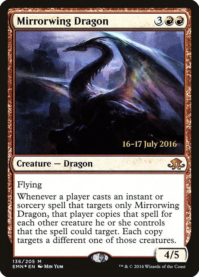 Mirrorwing Dragon [Eldritch Moon Prerelease Promos] Magic: The Gathering