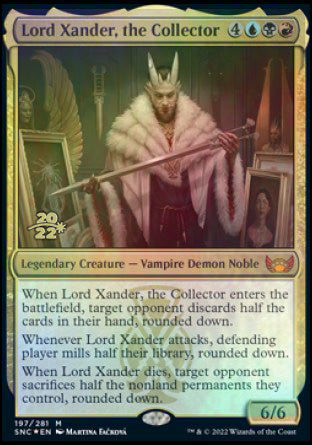 Lord Xander, the Collector [Streets of New Capenna Prerelease Promos] Magic: The Gathering