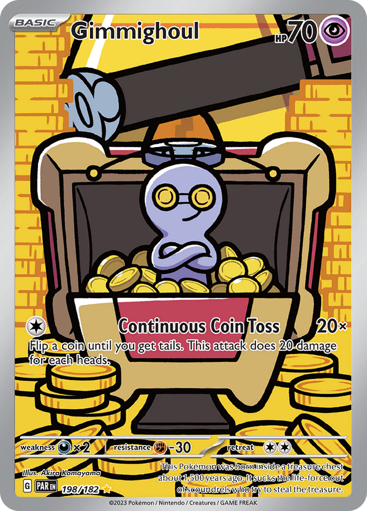 Gimmighoul (198/182) [Scarlet & Violet: Paradox Rift] Pokémon