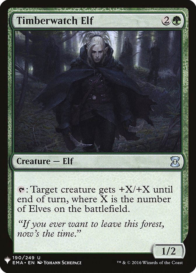Timberwatch Elf [Mystery Booster] Magic: The Gathering