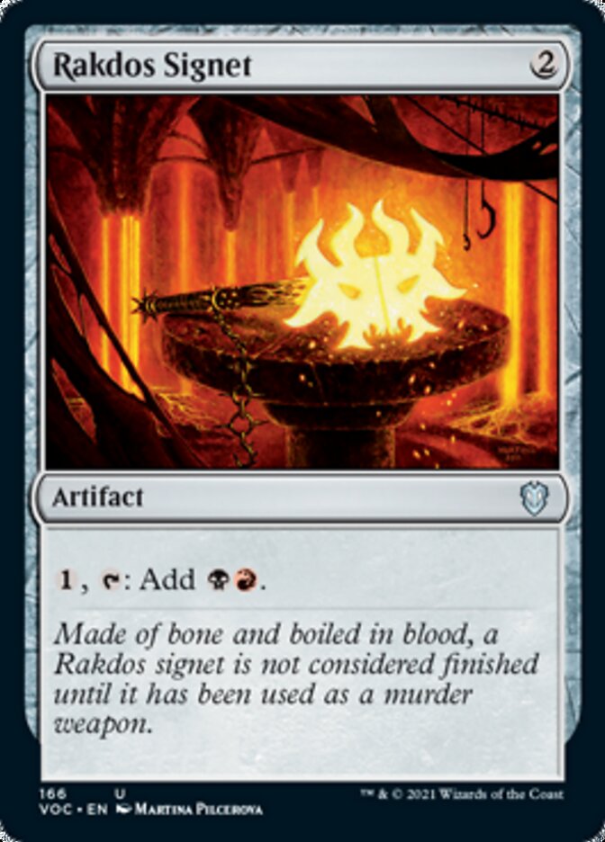 Rakdos Signet [Innistrad: Crimson Vow Commander] Magic: The Gathering