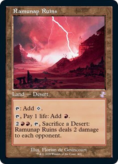 Ramunap Ruins (Timeshifted) [Time Spiral Remastered] Magic: The Gathering