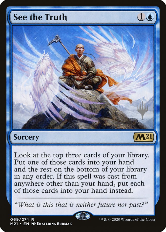 See the Truth (Promo Pack) [Core Set 2021 Promos] Magic: The Gathering