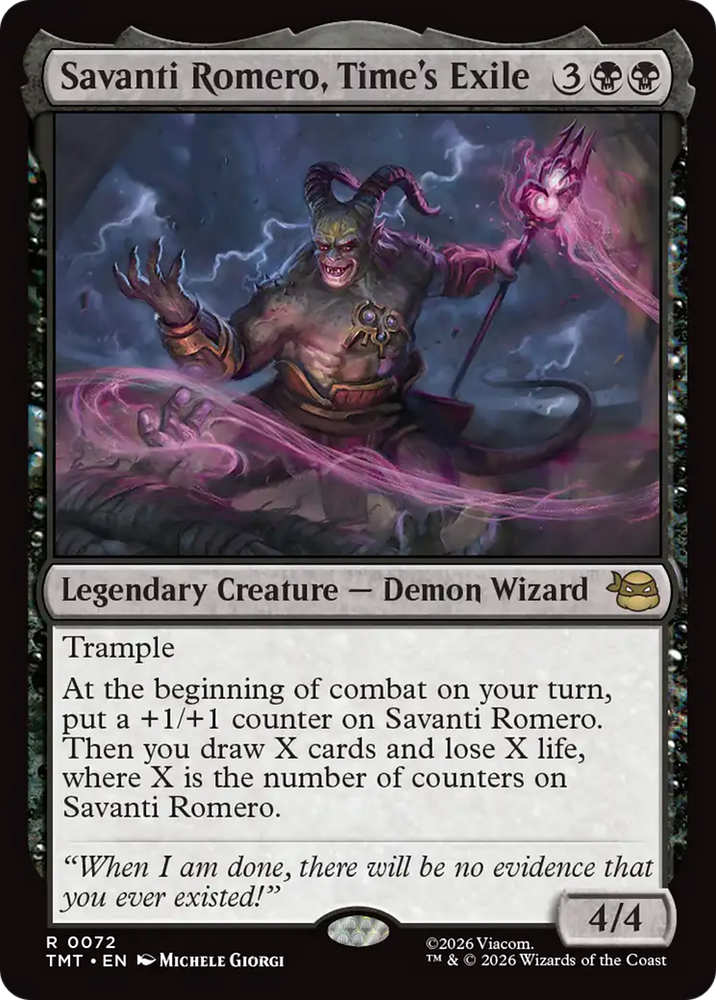Savanti Romero, Time's Exile [Teenage Mutant Ninja Turtles] Magic: The Gathering