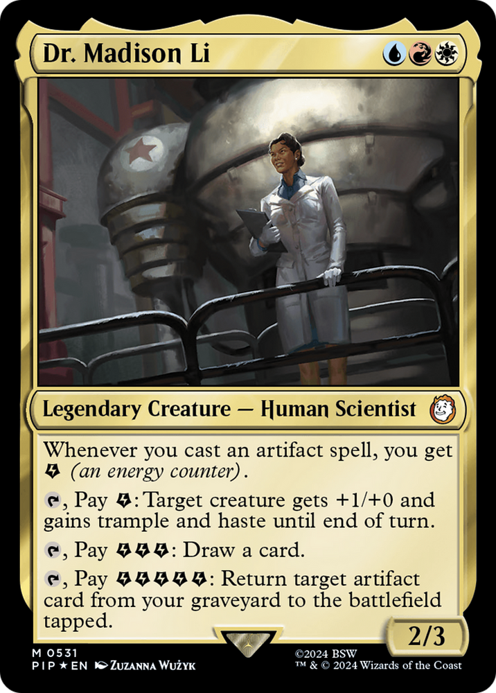 Dr. Madison Li (Surge Foil) [Fallout] Magic: The Gathering