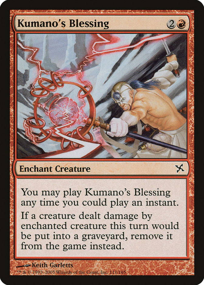 Kumano's Blessing [Betrayers of Kamigawa] Magic: The Gathering