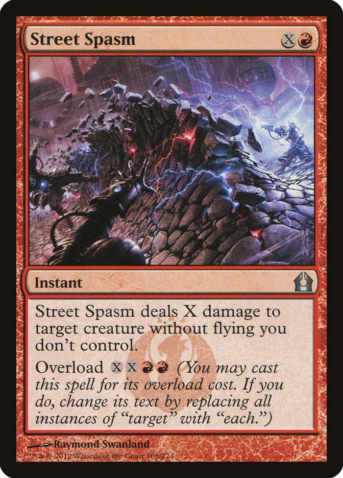 Street Spasm [Return to Ravnica] Magic: The Gathering