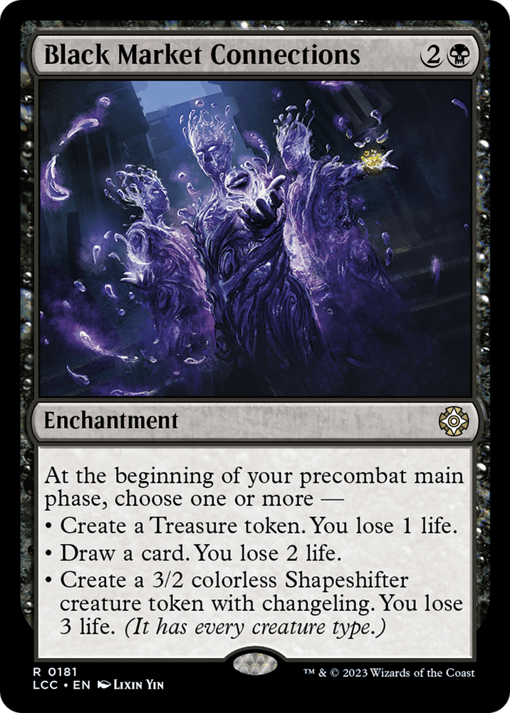 Black Market Connections [The Lost Caverns of Ixalan Commander] Magic: The Gathering
