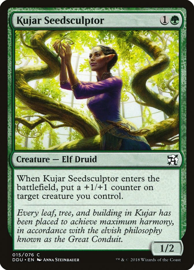 Kujar Seedsculptor [Duel Decks: Elves vs. Inventors] Magic: The Gathering