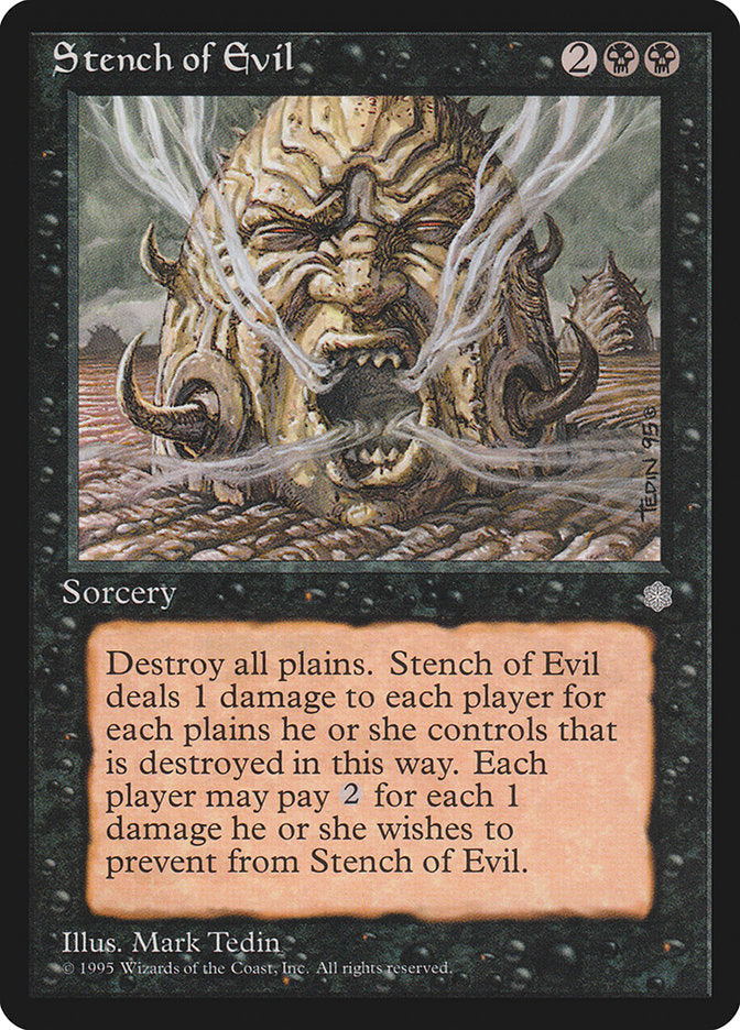 Stench of Evil [Ice Age] Magic: The Gathering