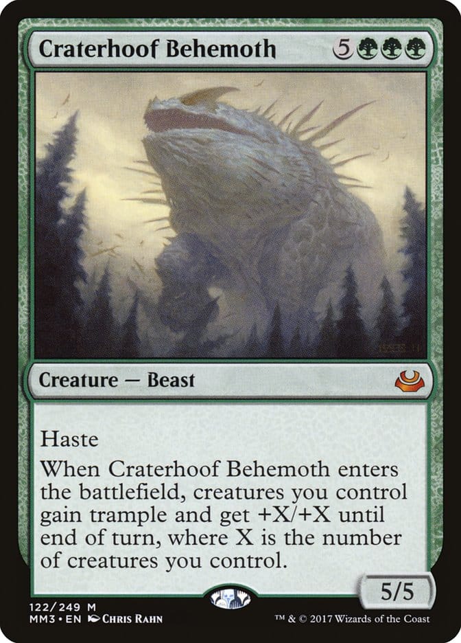Craterhoof Behemoth [Modern Masters 2017] Magic: The Gathering