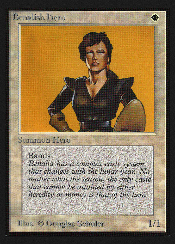 Benalish Hero [International Collectors' Edition] Magic: The Gathering