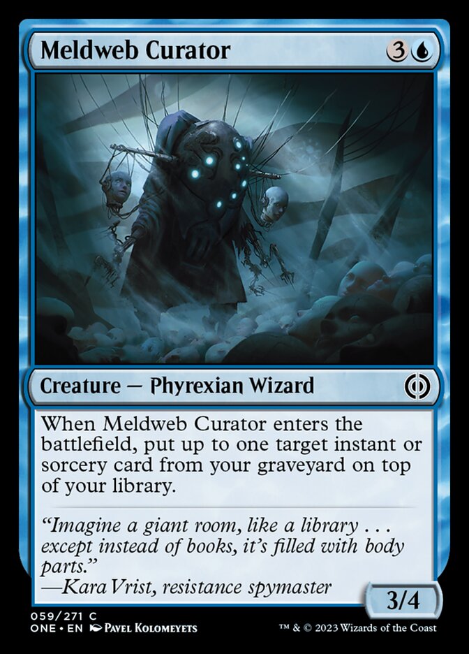 Meldweb Curator [Phyrexia: All Will Be One] Magic: The Gathering