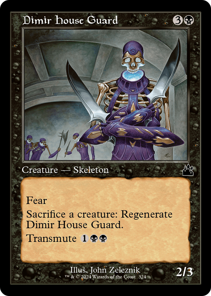 Dimir House Guard (Retro Frame) [Ravnica Remastered] Magic: The Gathering