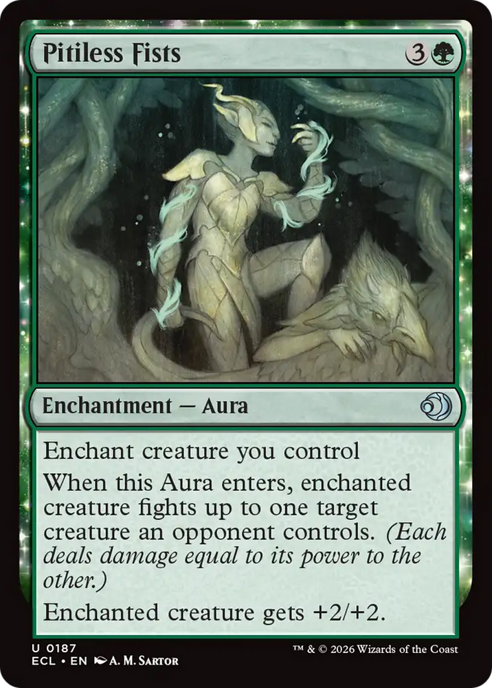 Pitiless Fists [Lorwyn Eclipsed] Magic: The Gathering