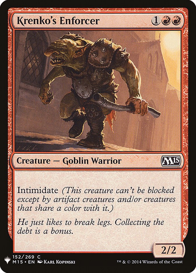 Krenko's Enforcer [Mystery Booster] Magic: The Gathering