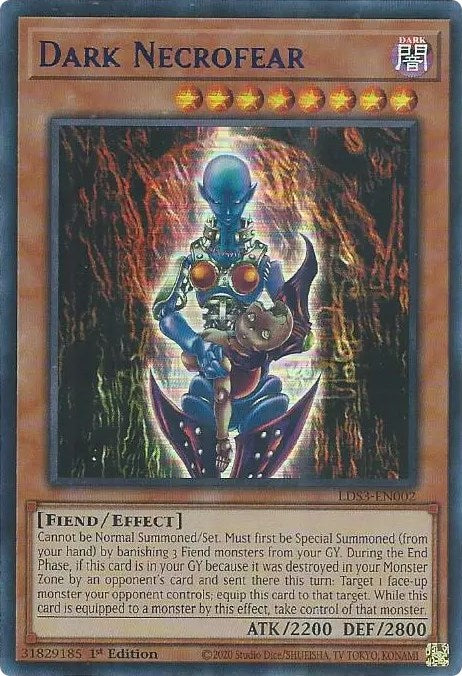 Dark Necrofear (Blue) [LDS3-EN002] Ultra Rare - Yugioh Cards For Your TCG Needs!