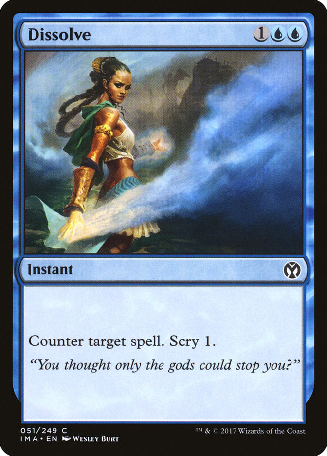 Dissolve [Iconic Masters] Magic: The Gathering