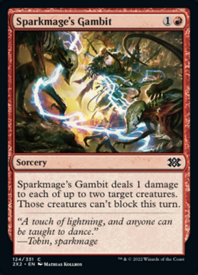 Sparkmage's Gambit [Double Masters 2022] Magic: The Gathering