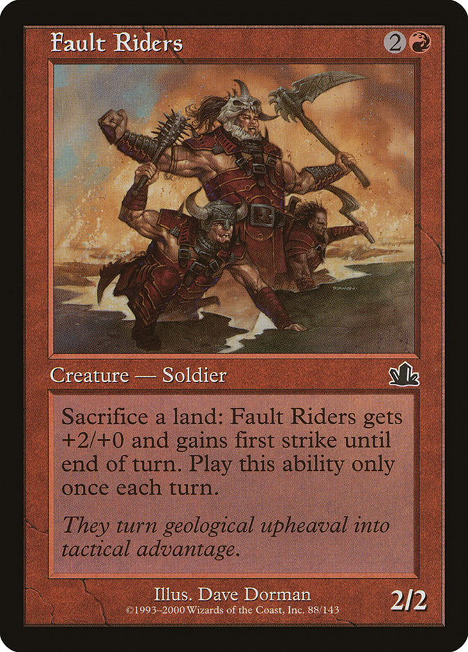 Fault Riders [Prophecy] Magic: The Gathering