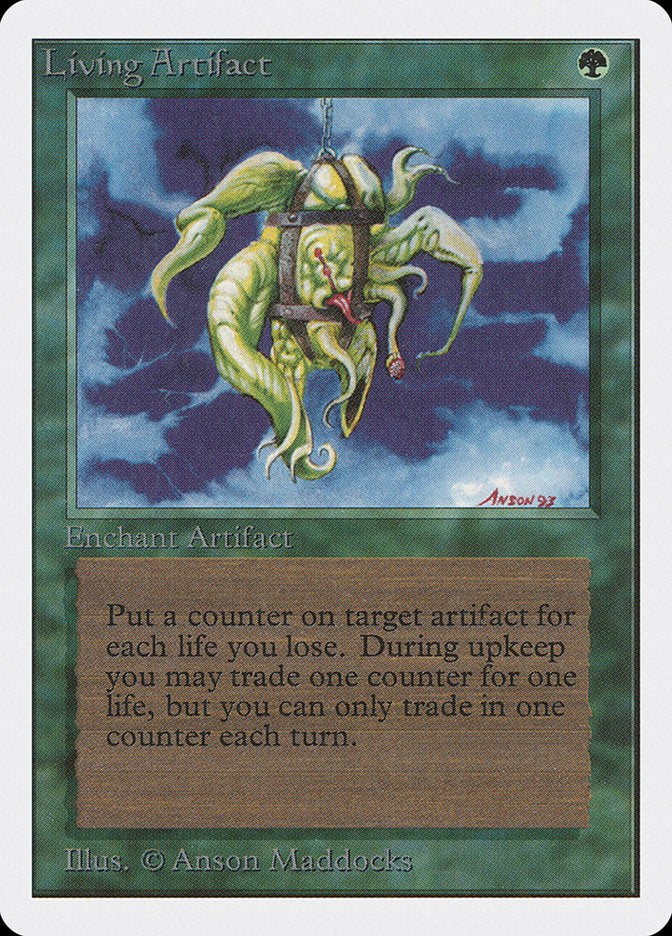 Living Artifact [Unlimited Edition] Magic: The Gathering
