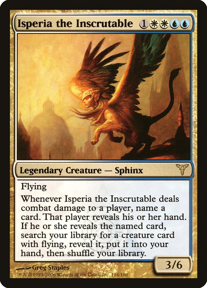 Isperia the Inscrutable [Dissension] Magic: The Gathering