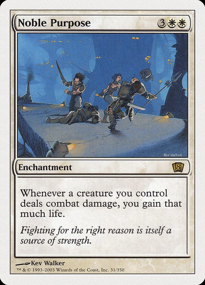 Noble Purpose [Eighth Edition] Magic: The Gathering