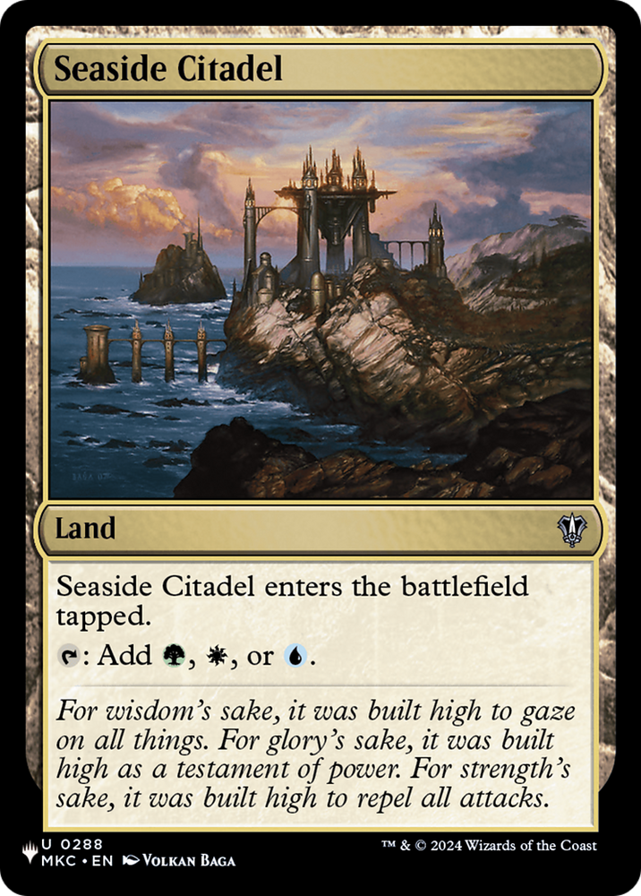 Seaside Citadel (MKC) [The List] Magic: The Gathering