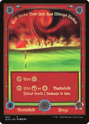 Plains // Battlefield Forge [Secret Lair Drop Promos] Magic: The Gathering