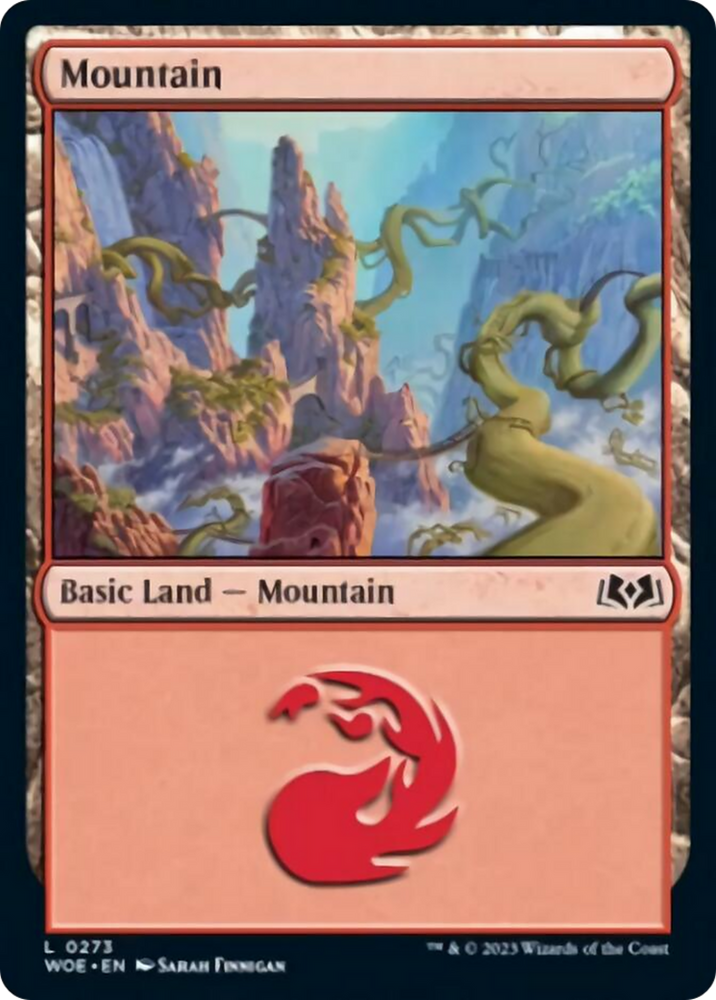 Mountain (0273) [Wilds of Eldraine] Magic: The Gathering