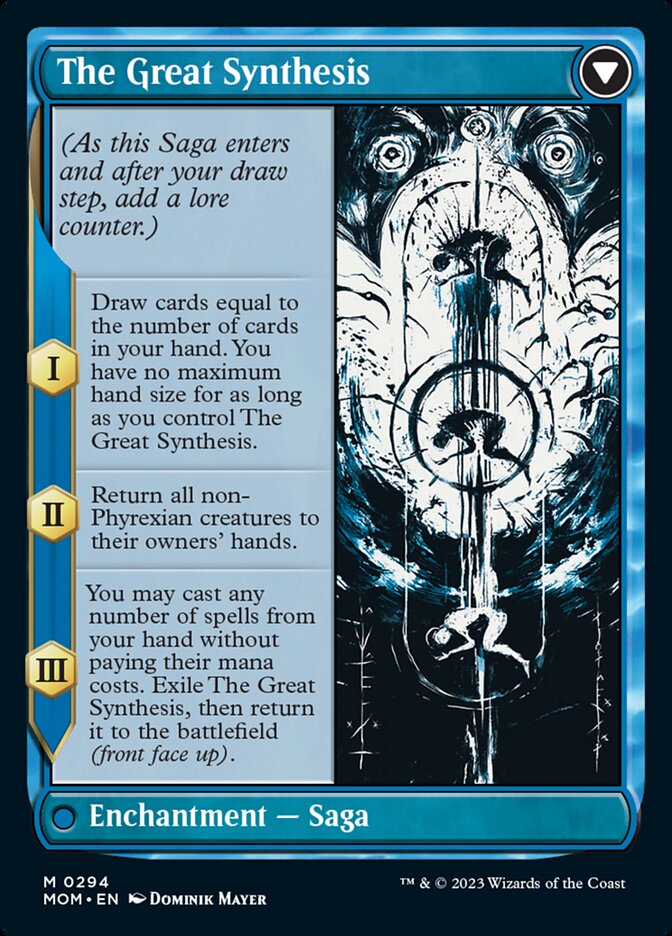 Jin-Gitaxias // The Great Synthesis (Showcase Planar Booster Fun) [March of the Machine] Magic: The Gathering