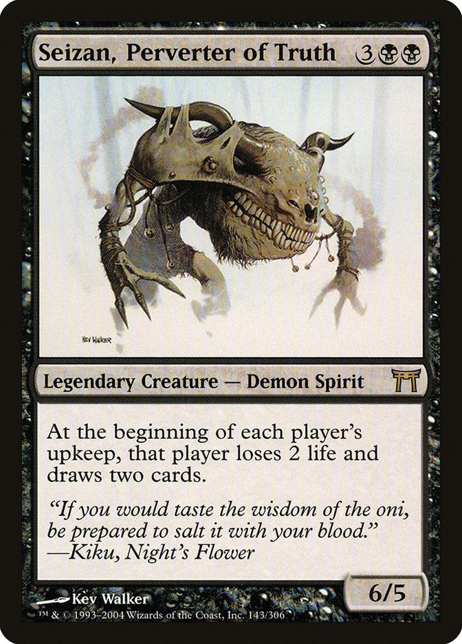 Seizan, Perverter of Truth [Champions of Kamigawa] Magic: The Gathering
