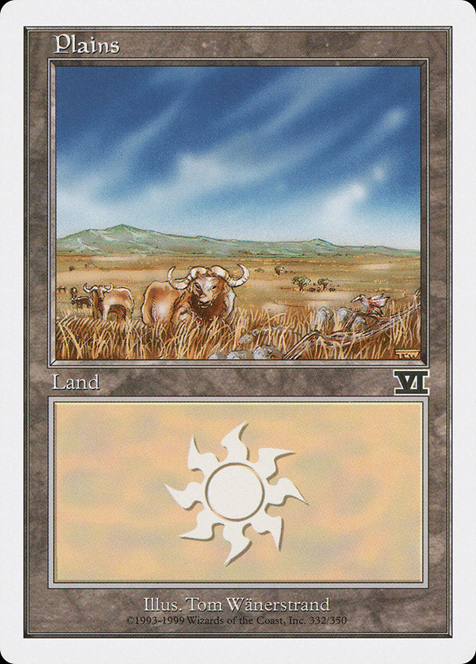 Plains (332) [Classic Sixth Edition] Magic: The Gathering