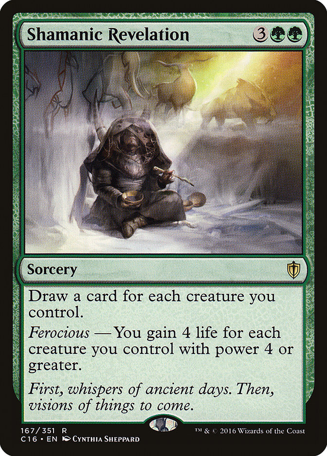 Shamanic Revelation [Commander 2016] Magic: The Gathering