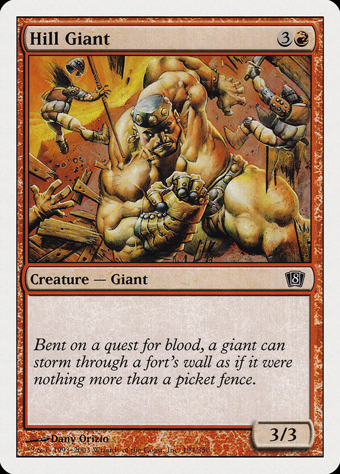 Hill Giant [Eighth Edition] Magic: The Gathering