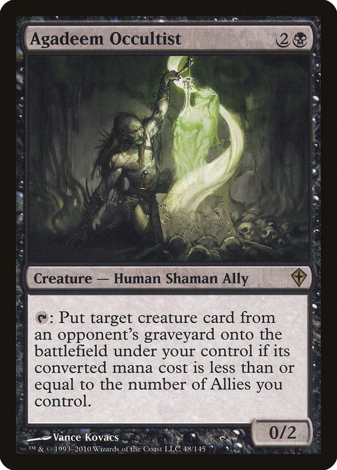 Agadeem Occultist [Worldwake] Magic: The Gathering