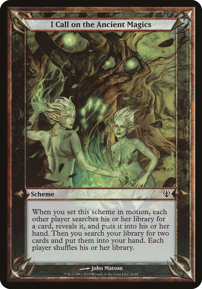 I Call on the Ancient Magics (Schemes) [Archenemy Schemes] Magic: The Gathering