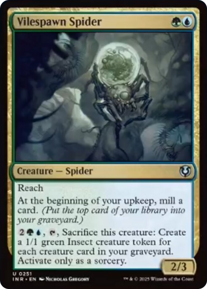 Vilespawn Spider [Innistrad Remastered] Magic: The Gathering