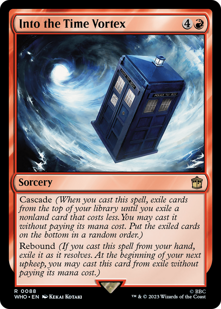 Into the Time Vortex [Doctor Who] Magic: The Gathering