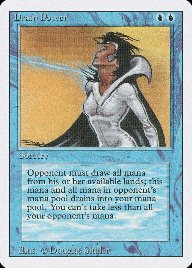 Drain Power [Revised Edition] Magic: The Gathering
