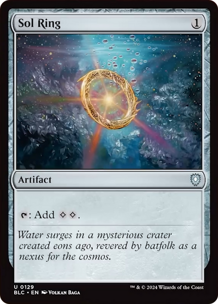Sol Ring [Bloomburrow Commander] Magic: The Gathering
