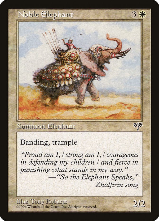 Noble Elephant [Mirage] Magic: The Gathering