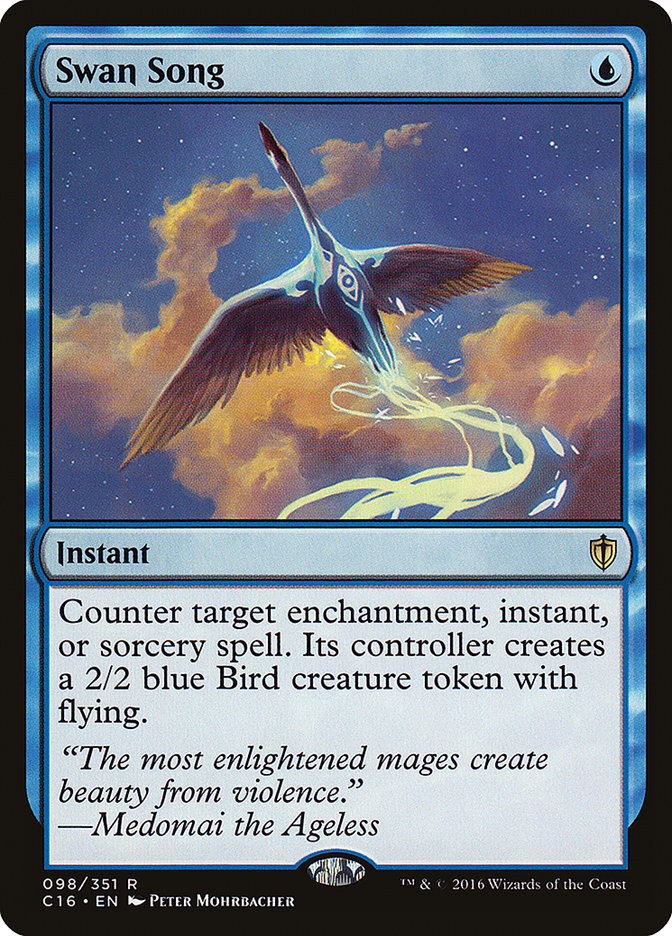 Swan Song [Commander 2016] Magic: The Gathering