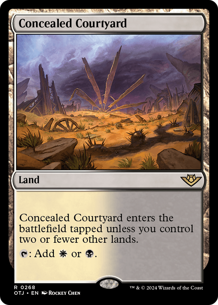 Concealed Courtyard [Outlaws of Thunder Junction] Magic: The Gathering